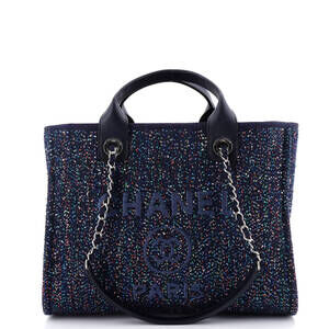 Chanel Small Deauville Tote Sequins